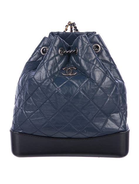 chanel gabrielle backpack pre owned|authentic Chanel backpack.